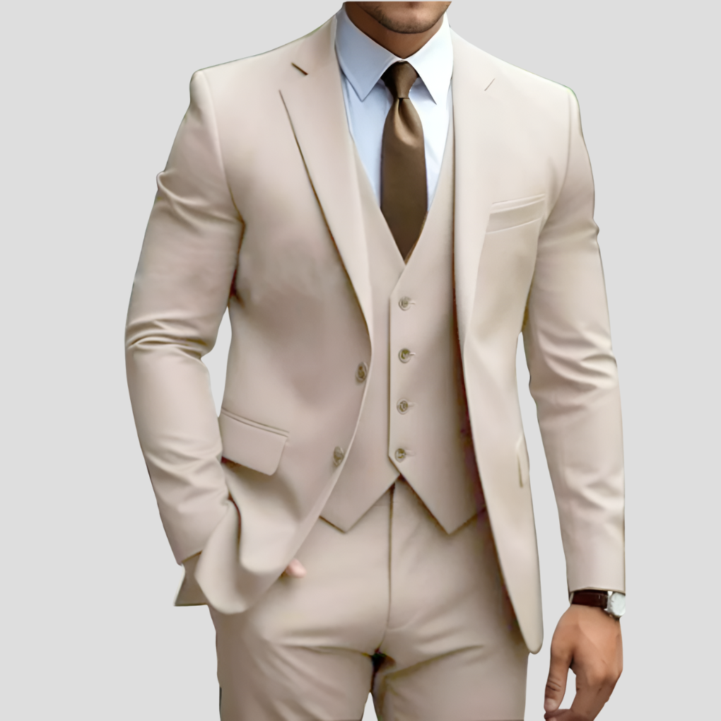 Men Suit | Three Piece Blazer Vest Trouser Set