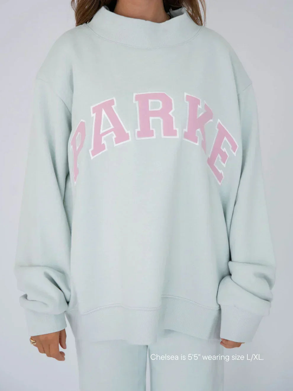 Heavyweight Fleece Varsity Sweatshirt for Men | Oversized Crewneck