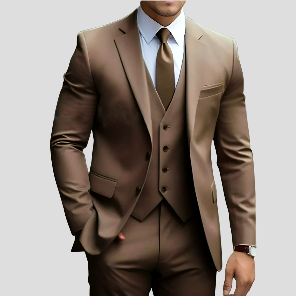 Men Suit | Three Piece Blazer Vest Trouser Set