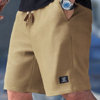 Men's Slim Fit Shorts with Adjustable Waistband