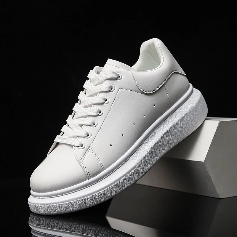 Lightweight Breathable Leather and Textile Casual Trainers for Men | Daily Wear