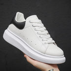 Lightweight Breathable Leather and Textile Casual Trainers for Men | Daily Wear