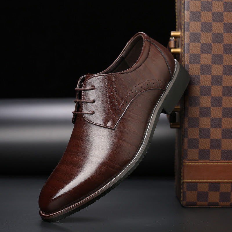 Men Shoes | Lace-up with open lacing and smooth finish