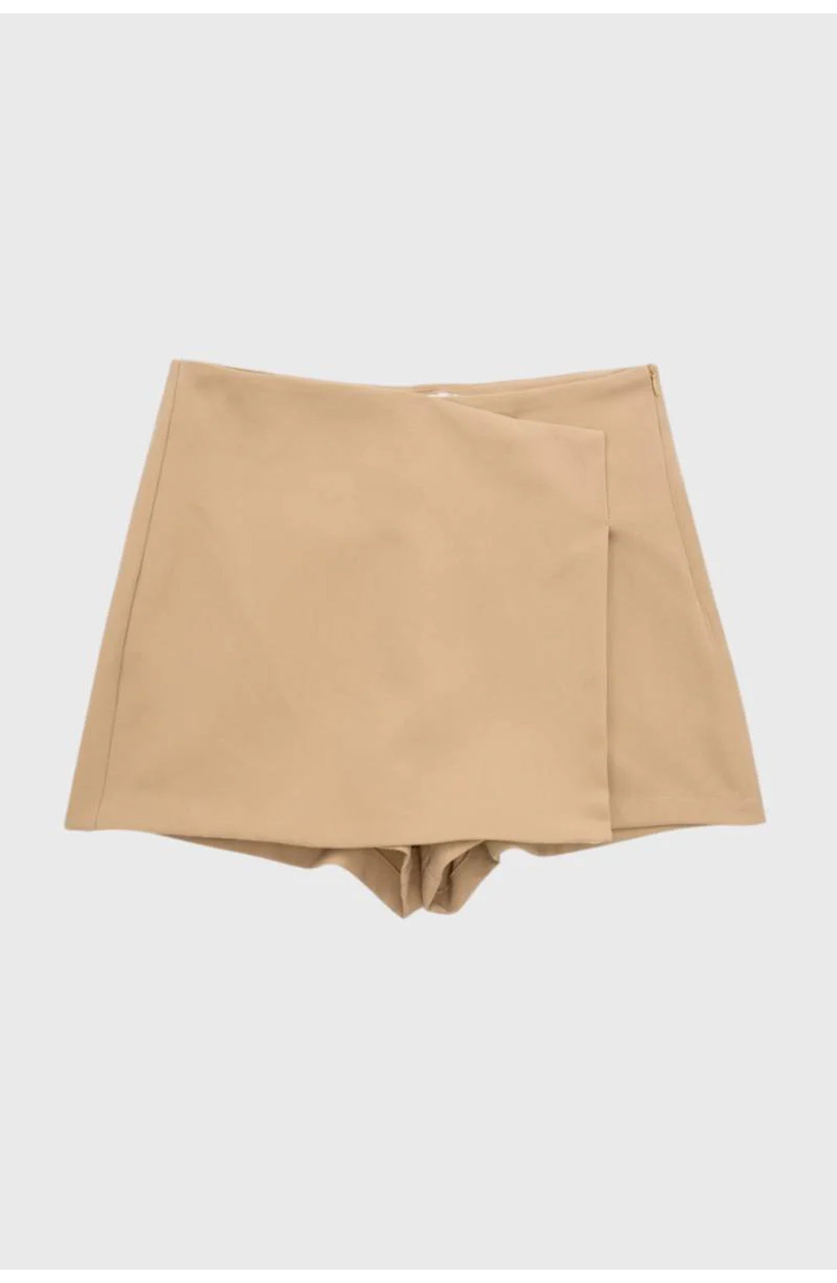 Asymmetric Wrap Skirt with Built In Shorts for Women | Festival