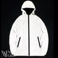 Reflective High Visibility Windproof Water Repellent Jacket for Men | Running