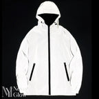 Reflective High Visibility Windproof Water Repellent Jacket for Men | Running
