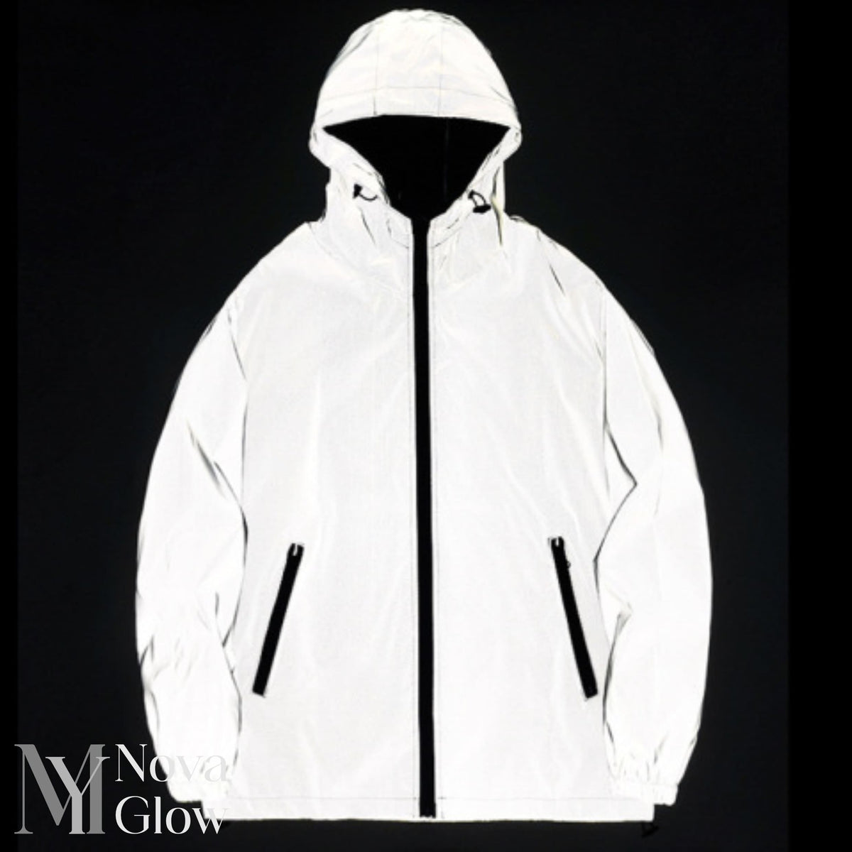 Reflective High Visibility Windproof Water Repellent Jacket for Men | Running