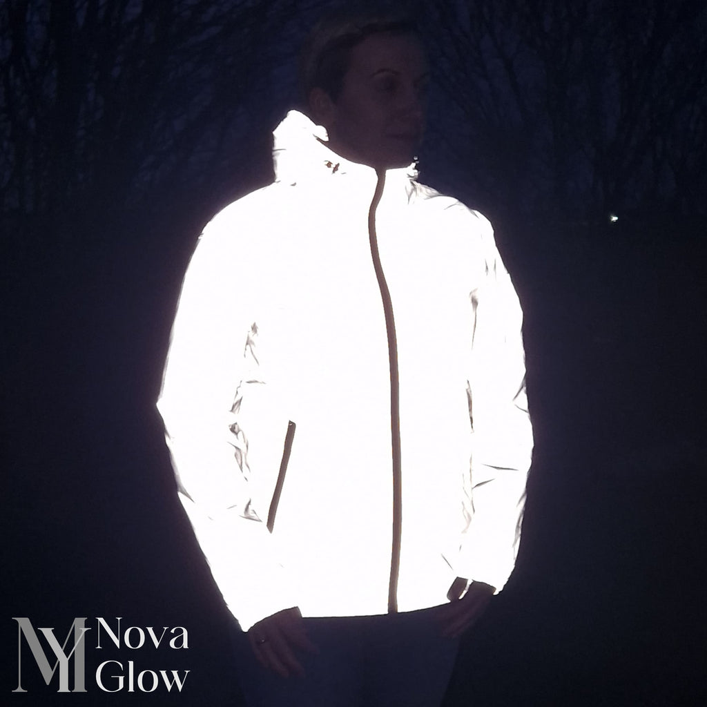 Reflective High Visibility Windproof Water Repellent Jacket for Men | Running