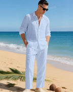 Oversized Shirt and Wide Trousers Co-Ord Set for Men | Casual Outfit
