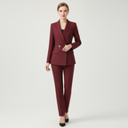Women Blazer | Tailored cut with matching straight-leg trousers