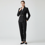 Women Blazer | Tailored cut with matching straight-leg trousers