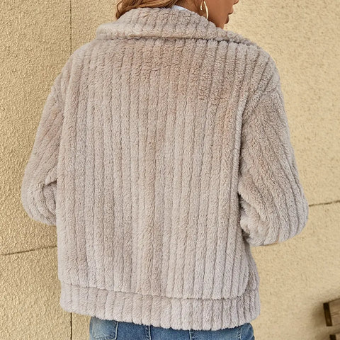 Relaxed Fit Shawl Collar Knitted Cardigan for Women | Casual Cool Weather Layer