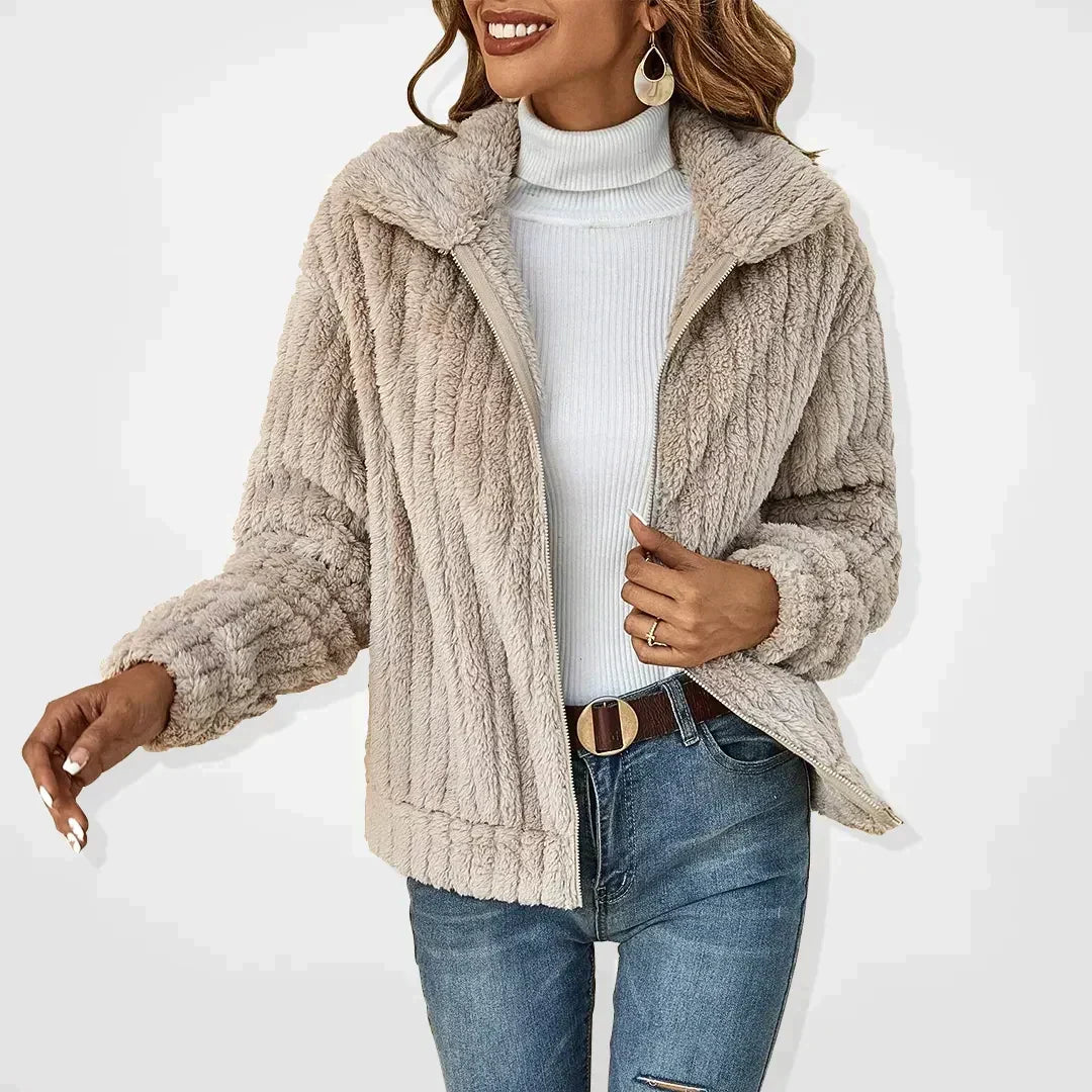 Relaxed Fit Shawl Collar Knitted Cardigan for Women | Casual Cool Weather Layer