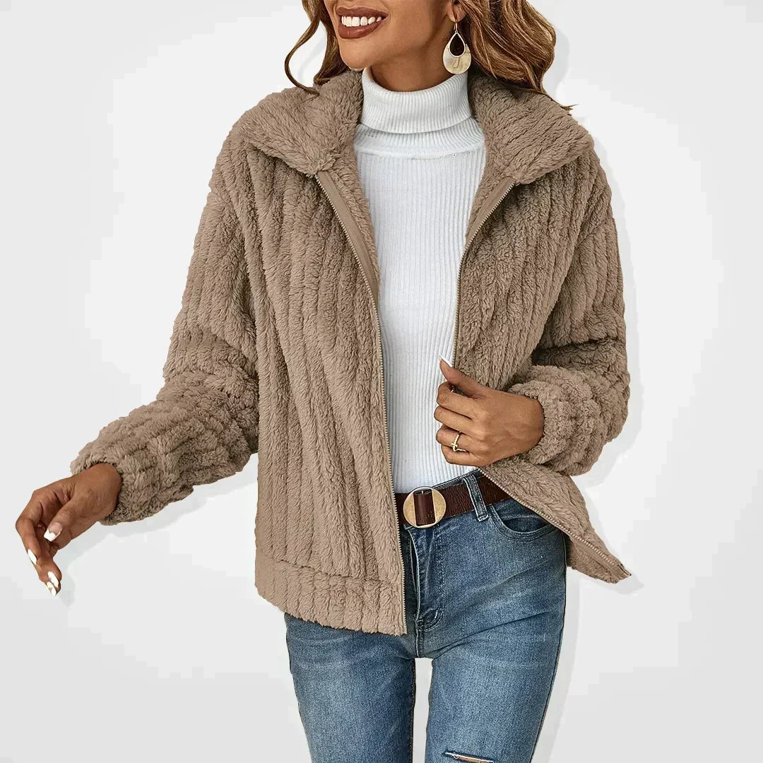 Relaxed Fit Shawl Collar Knitted Cardigan for Women | Casual Cool Weather Layer
