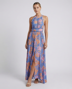 Floral Sleeveless Backless Maxi Dress for Women | Summer Holiday
