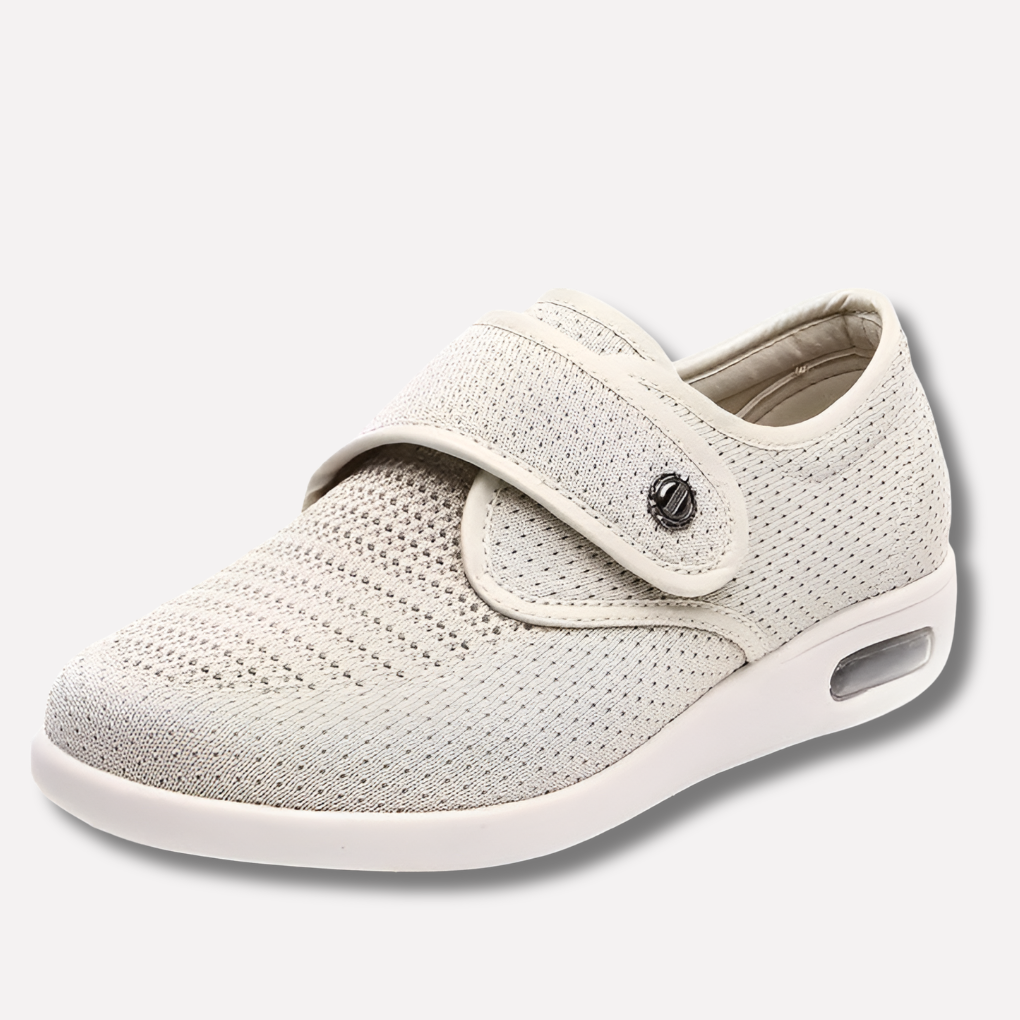 Women Shoes | Wide Fit Slip-On Strap Sneakers