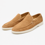 Suede-Look Slip-On Loafers for Men