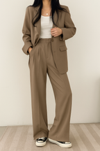 Women's Two-Piece Jacket and Trouser Co-ord Set