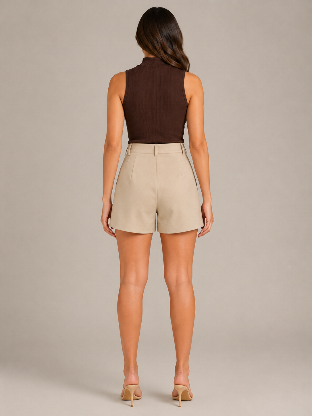 Stretch Straight Leg Bermuda Shorts for Women | Summer Wear