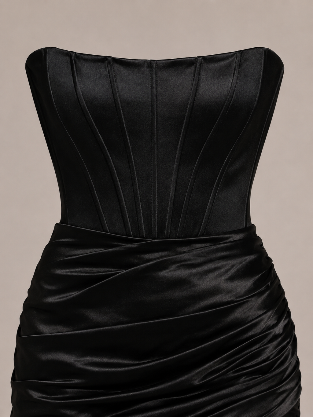 Glossy One Shoulder Wrap Minidress for Women | Evening Party Wear