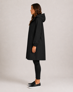 Lightweight Tailored Mid-Length Raincoat for Women