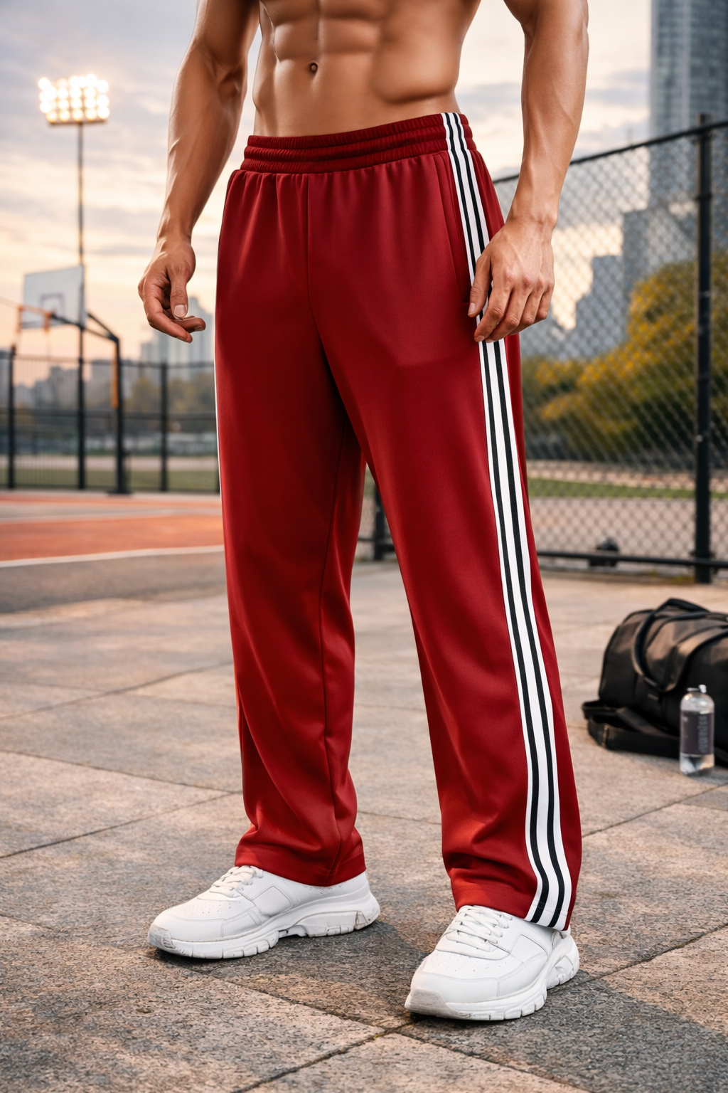 Lightweight Drawstring Sports Trousers for Men | Training and Everyday Wear
