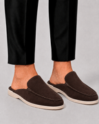 Open Heel Slip-On Loafer Mules for Men