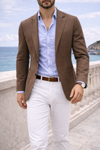 Knit Tailored Smart Casual Blazer for Men | Business and Evening Occasions