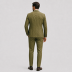 Linen Slim Fit Suit for Men | Summer Two-Piece Set
