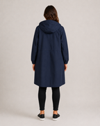 Lightweight Tailored Mid-Length Raincoat for Women