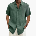 Men Shirt | Short Sleeve with Classic Collar and Button Front