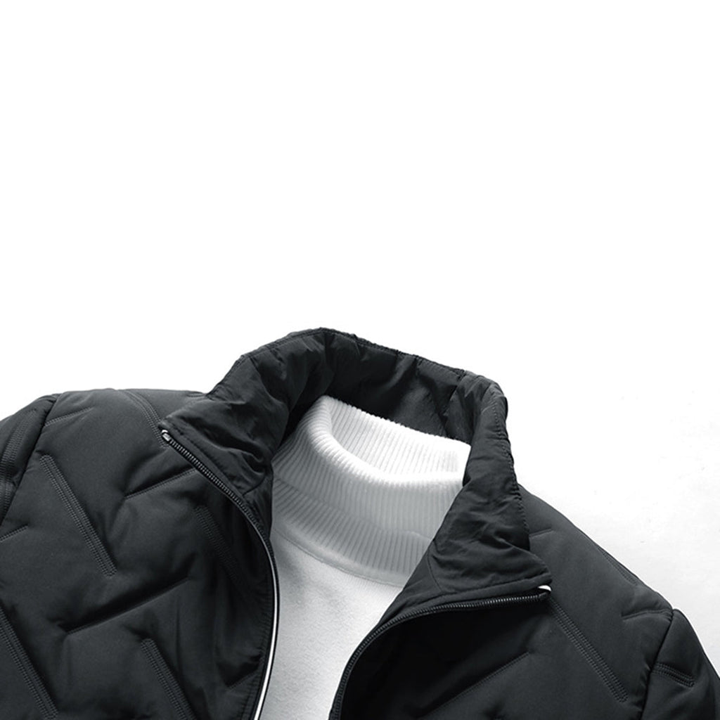 Thick Padded Puffer Jacket for Men | Winter Outerwear