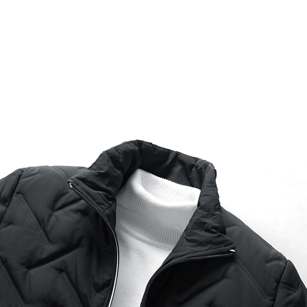 Thick Padded Puffer Jacket for Men | Winter Outerwear