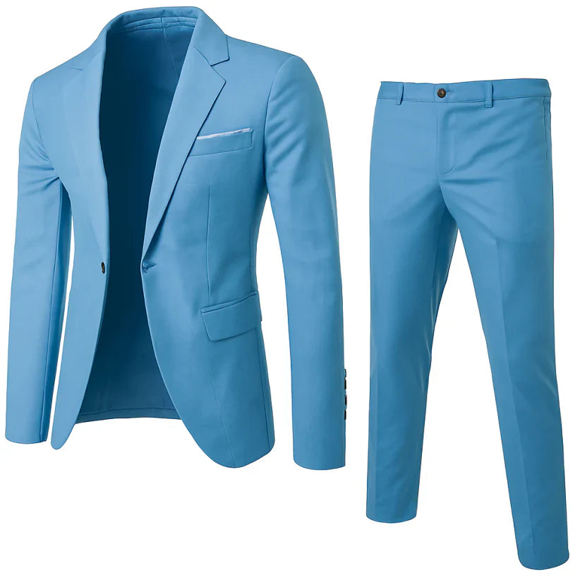 Men Suit | Two-piece set with single-breasted blazer