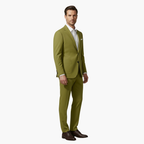 Men Blazer | Notch Lapel with Button Closure and Flap Pockets