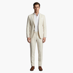 Men Blazer | Notch Lapel with Button Closure and Flap Pockets