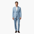 Men Blazer | Notch Lapel with Button Closure and Flap Pockets