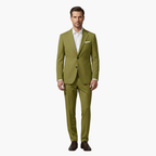 Men Blazer | Notch Lapel with Button Closure and Flap Pockets