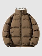 Men's Padded Winter Jacket with Quilted Lightweight Fill