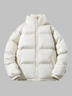Men's Padded Winter Jacket with Quilted Lightweight Fill