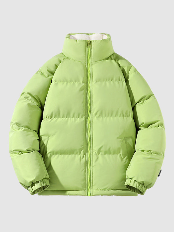 Men's Padded Winter Jacket with Quilted Lightweight Fill