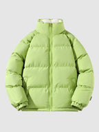 Men's Padded Winter Jacket with Quilted Lightweight Fill