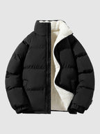 Men's Padded Winter Jacket with Quilted Lightweight Fill