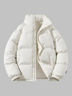 Men's Padded Winter Jacket with Quilted Lightweight Fill