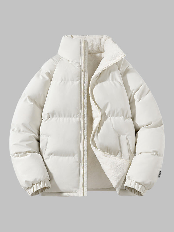 Men's Padded Winter Jacket with Quilted Lightweight Fill
