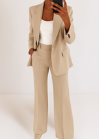 Blue Tailored Blazer Trouser Coord Set for Women | Two Piece Set