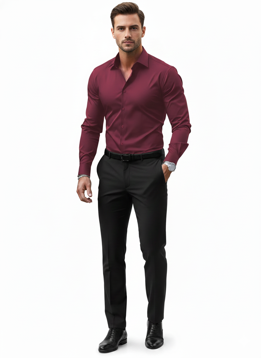 Men’s Long Sleeve Shirt | Slim Fit