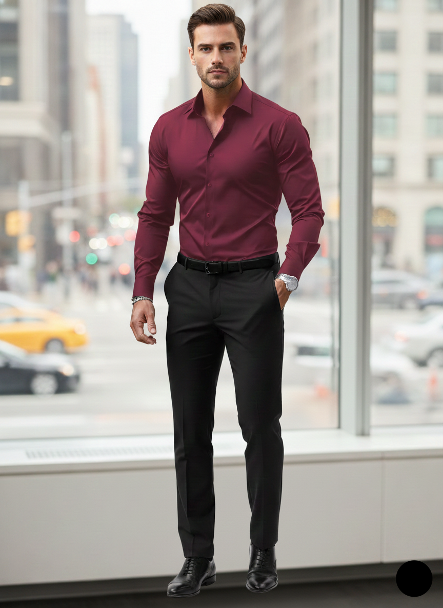 Men’s Long Sleeve Shirt | Slim Fit