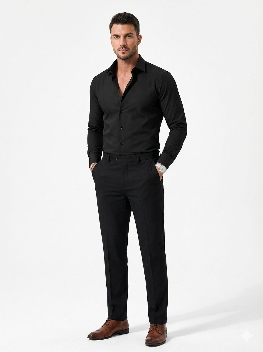 Men’s Long Sleeve Shirt | Slim Fit