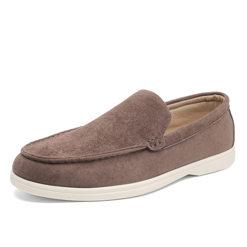 Men's Slip-On Loafers with Round Toe for Everyday Wear
